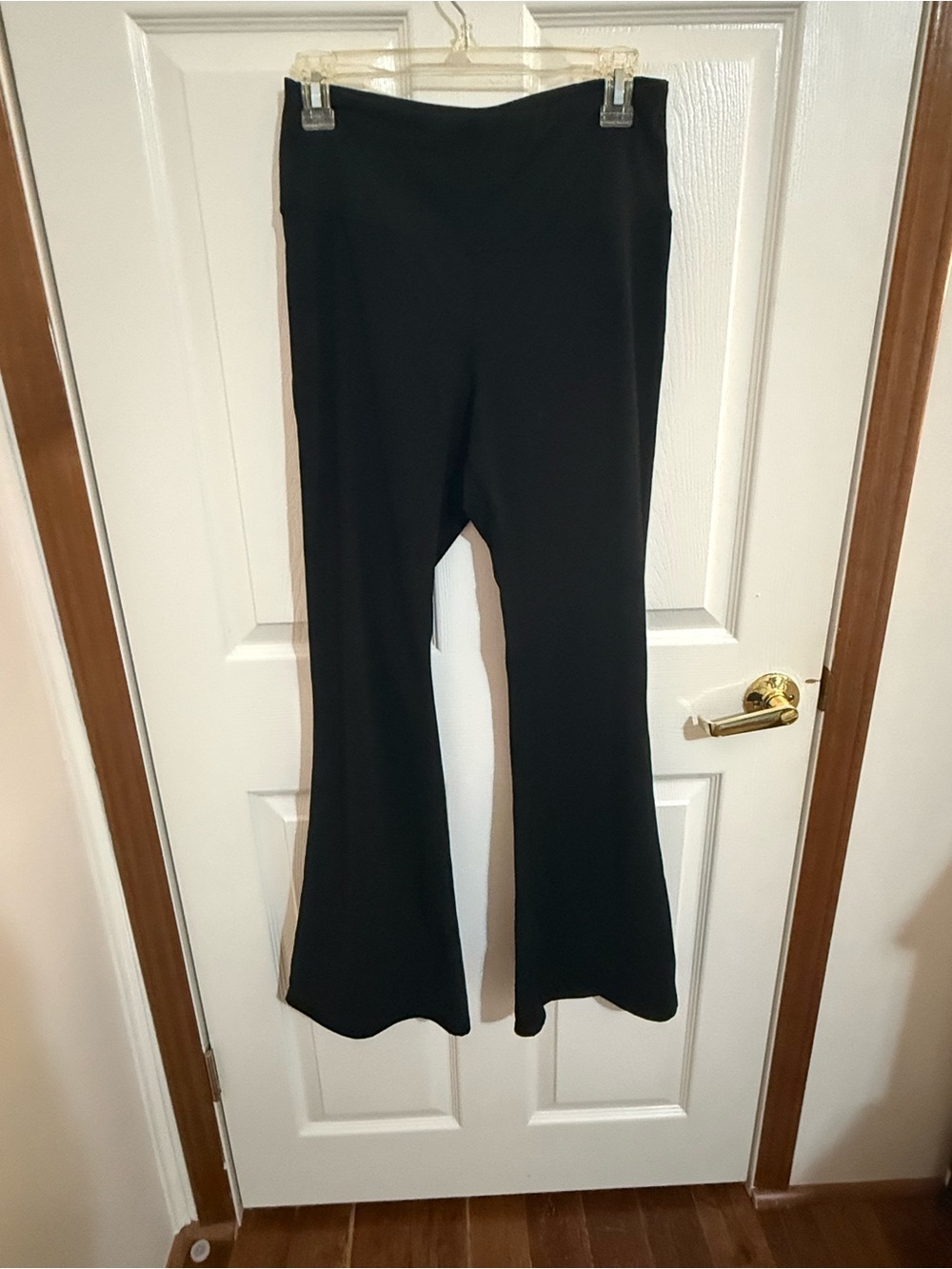 Black Women's Stretch Flare Pants (2 Pairs)